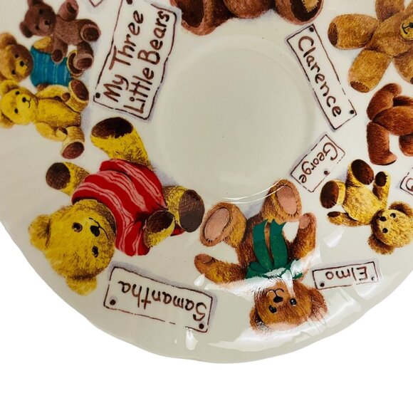 Roy Kirkham My Favorite Teddies Bears Fine Bone China Cup & Saucer Set 4" x 4 1/ - Picture 9 of 11